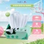 Khăn Cotton MyLan Gấu Trúc Xanh Cao Cấp Đa Năng Lau Mặt Tẩy Trang Lau Cho Bé Vệ Sinh Cá Nhân (60 Tờ 200x200mm)