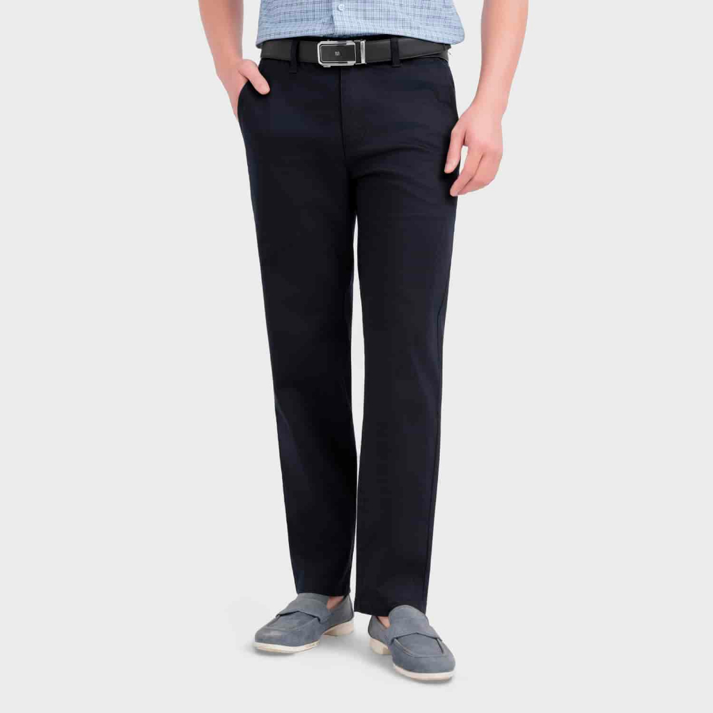 Quần Kaki Nam Insidemen Regular Fit có túi sau, cotton co giãn, thoáng khí IKK0240S0