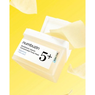 Nước Hoa Hồng Dạng Miếng Numbuzin No.5+ Vitamin-Niacinamide Concentrated Pad Dưỡng Sáng Da 180ml