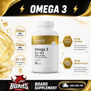 OSTROVIT OMEGA3 VITAMIN D3 K2 MK7 - OMEGA-3 HỖ TRỢ XƯƠNG KHỚP, TĂNG HỆ MIỄN DỊCH, ĐIỀU HÒA TIM MẠCH