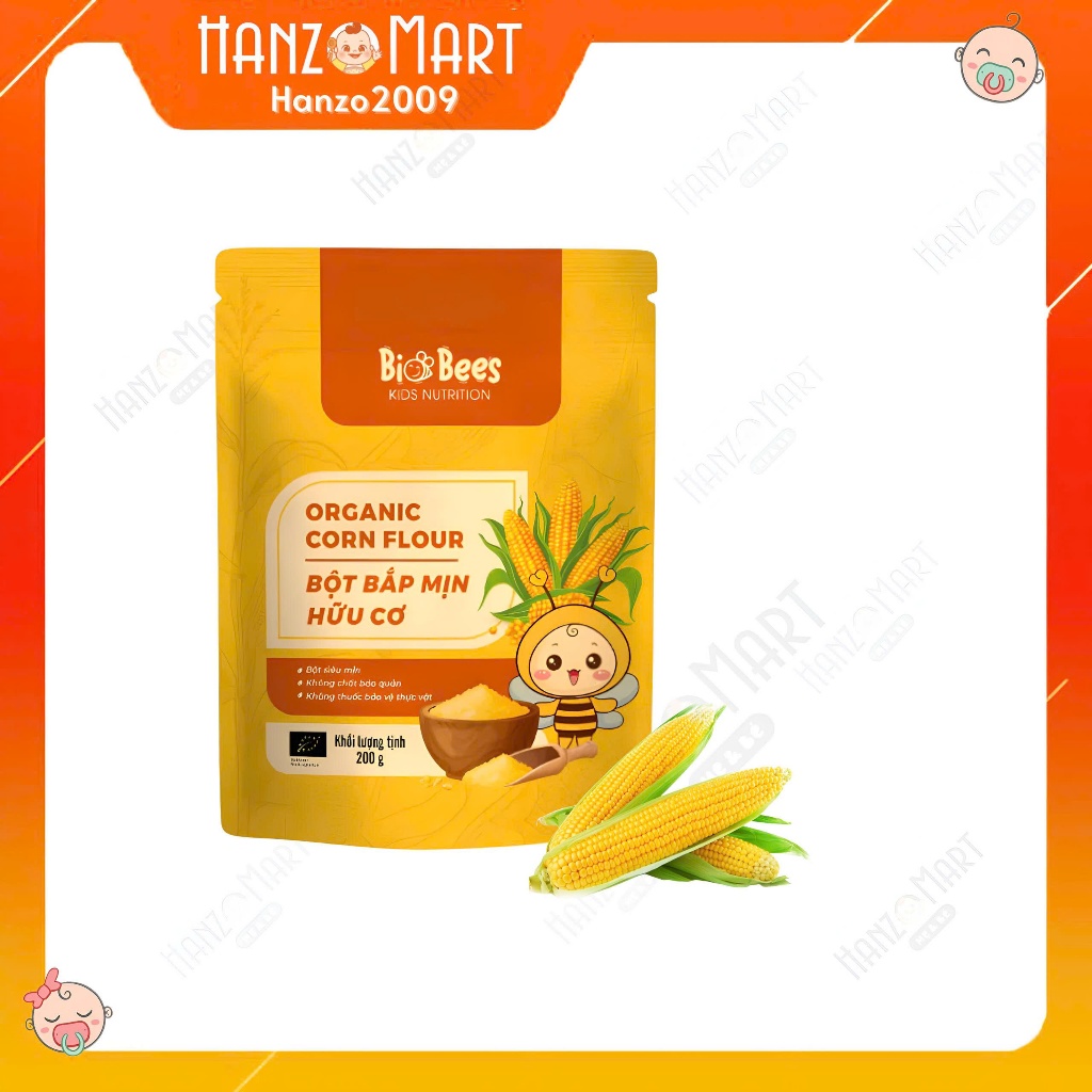 Bột bắp hữu cơ Bob's Red Mill cho bé 100gr