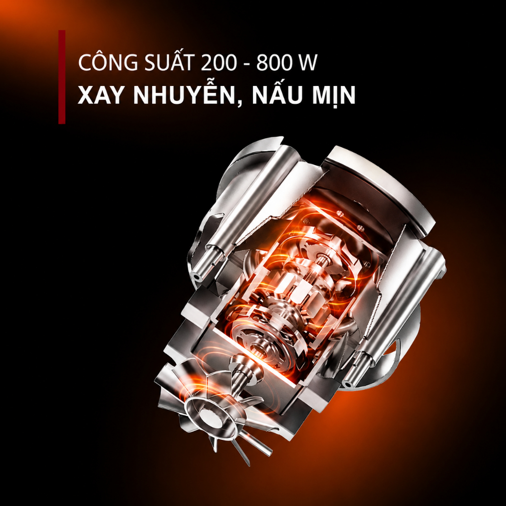 Máy Làm Sữa Hạt Lock&King LK-7812 1.2L Xay Nấu Tự Động Làm Sữa Hạt Cháo Súp Sinh Tố Đa Năng
