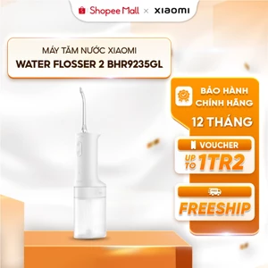 Máy tăm nước Xiaomi Water Flosser 2 BHR9235GL - 3 chế độ tùy chỉnh - Bình chứa nước lớn 200ml - 2 đầu tăm chuyên biệt