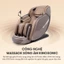 Ghế massage Kingsport Deluxe G10 Sonic, 38 bài massage cao cấp, điều khiển giọng nói thông minh.