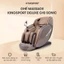 Ghế massage Kingsport Deluxe G10 Sonic, 38 bài massage cao cấp, điều khiển giọng nói thông minh.