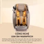 Ghế massage Kingsport Deluxe G10 Sonic, 38 bài massage cao cấp, điều khiển giọng nói thông minh.