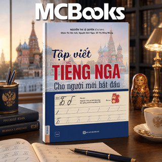 Sách - Combo tự học + tập viết Tiếng Nga cho người mới bắt đầu - MCBooks Chính Hãng