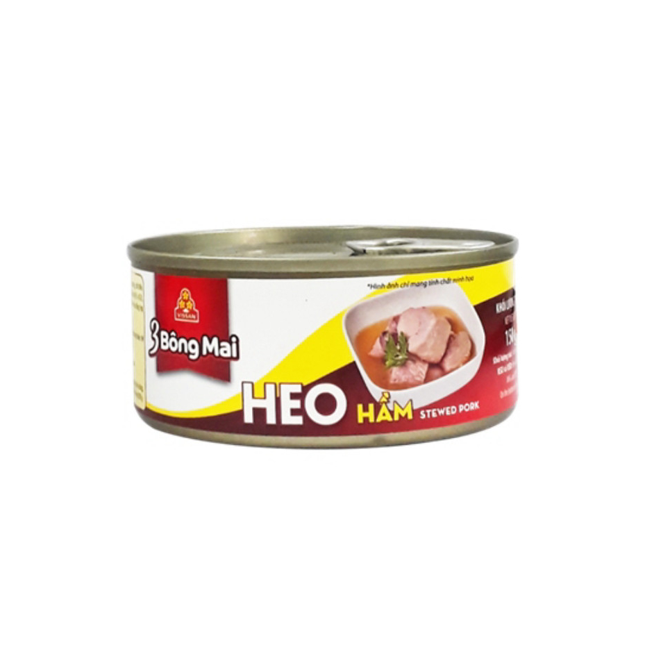 [ COMBO 5 HỘP ] Heo Hầm 3 Bông Mai Vissan – Date Mới , HSD 36 Tháng, Ăn Liền Tiện Lợi