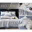 Set Chăn Ga Gối Lụa Thái Cao Cấp 5 Món Mềm Mịn Thoáng Mát, Chăn Trần Bông Dùng Cho Các Mùa [Ga trùng màu Chăn]