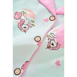 Bộ đồ pijama ngắn tay bé gái Rabity 962.024
