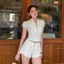 Quần Short Jean Rách 4 Nút Túi Lòi Cạp Cao Tôn Dáng Big Size 55-90Kg QC1320 Dieu Trang Fashion