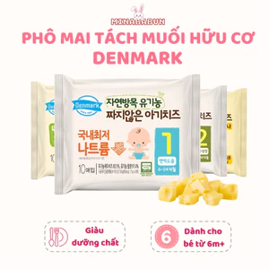 Phô mai hữu cơ tách muối DENMARK và NAMYANG Hàn Quốc, Phô mai hữu cơ Hàn Quốc cho bé từ 6 tháng tuổi
