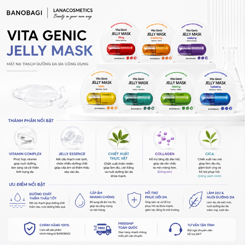 Mặt nạ BNBG - JELLY MASK - 30ml