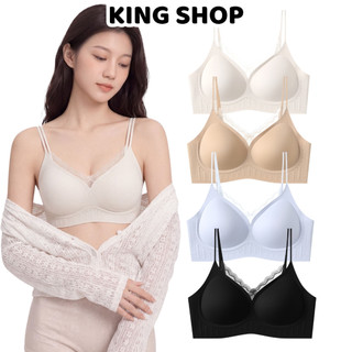 Combo 3 Áo Ngực Su Nữ Dây Đôi Không Gọng Mút Cố Định Ôm Trọn V1, Áo Lót Mềm Viền Chống Trượt King Shop A-2606
