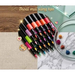 Xô Bút 120 Màu Acrylic Siêu Đẹp Mực Mịn Không Mùi Không Lem Home max vietnam