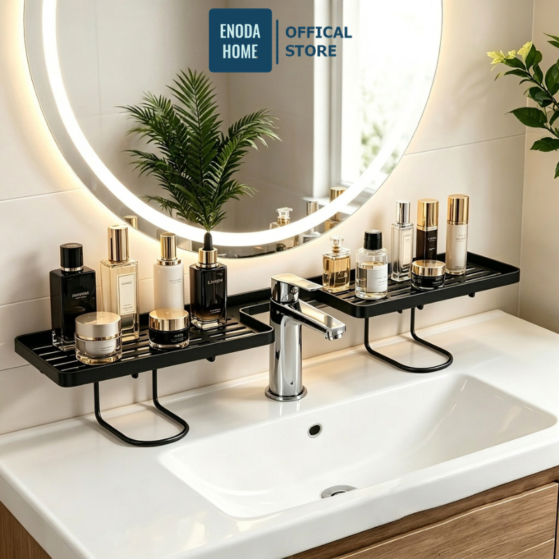 Kệ Để Đồ Nhà Tắm Đa Năng ENODA HOME, Kệ Để Bồn Rửa Bát, Giá Để Đồ Thông Minh P048