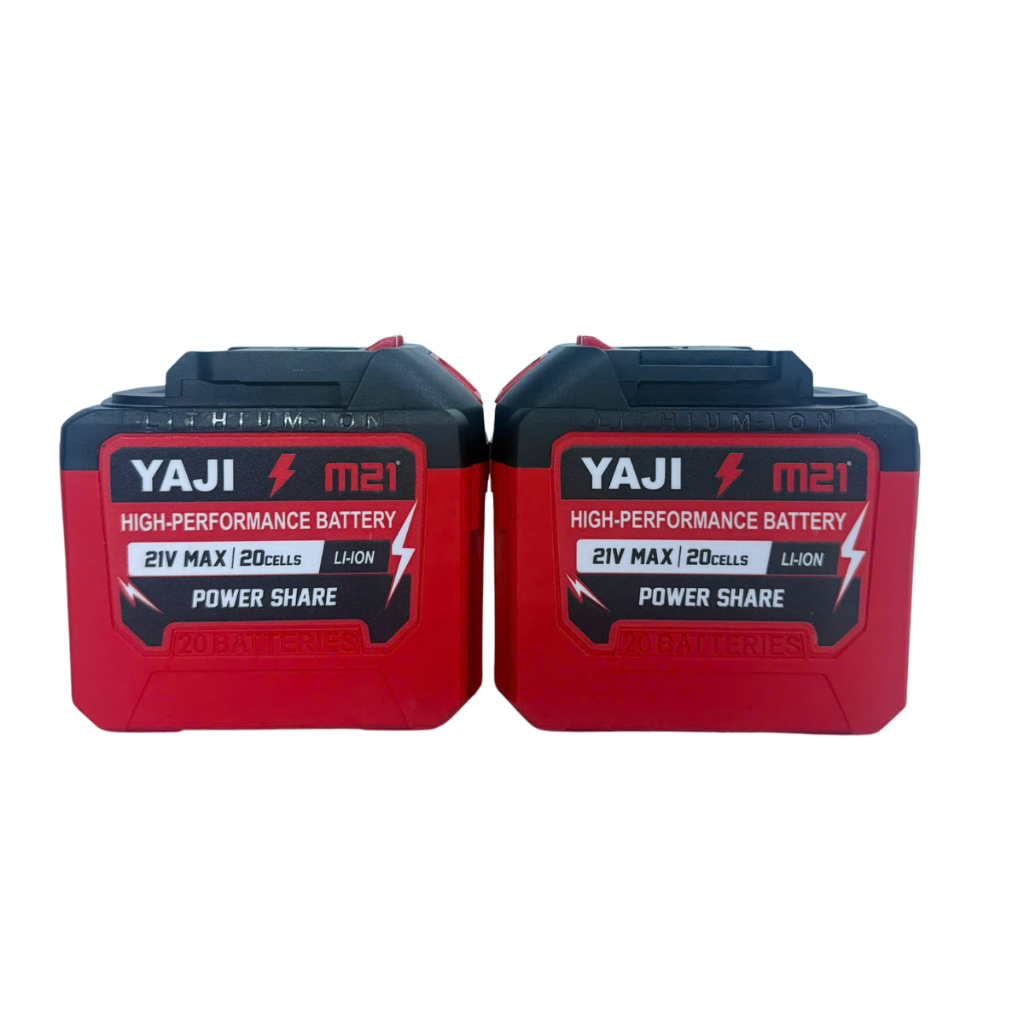 (Combo 2 Pin 20 Cell Tặng 1 Sạc) - Pin 20Cell YAJI 3mosfet Có Đèn Báo Dung Lượng Pin Chân Pin Phổ Thông