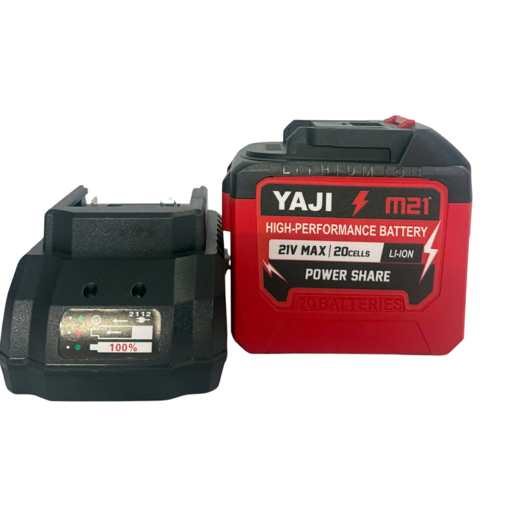 (Combo 2 Pin 20 Cell Tặng 1 Sạc) - Pin 20Cell YAJI 3mosfet Có Đèn Báo Dung Lượng Pin Chân Pin Phổ Thông
