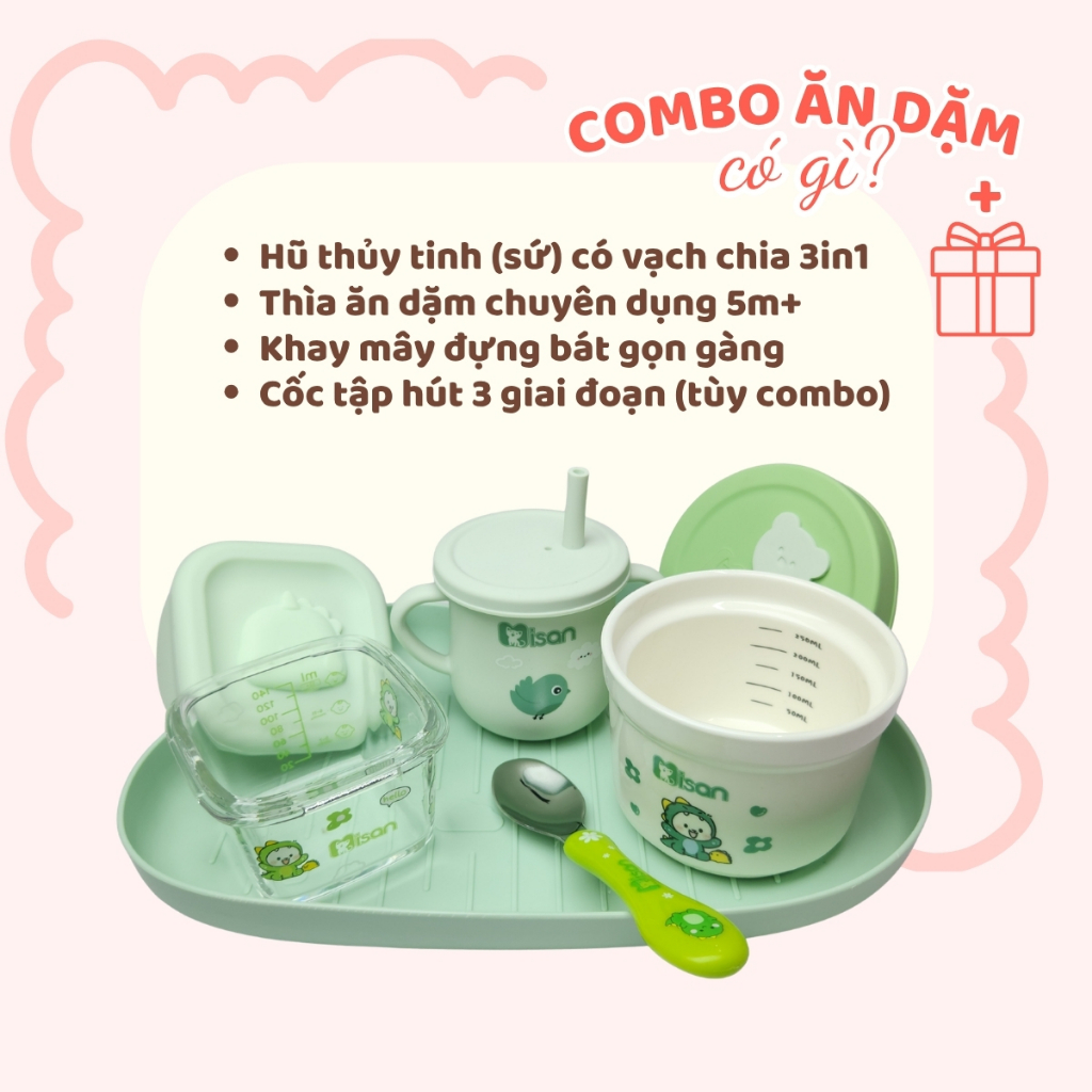 Combo Chén Sứ Ăn Dặm Kiểu Nhật Set Ăn Dặm Hứng Khởi Cho Bé  Hũ Thủy Tinh Cốc Tập Hút Shop Mẹ Bí Đỏ