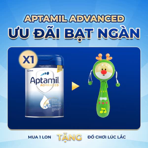 Tem Hoàng Lê | 1 Lon Aptamil Advanced + Tặng Lúc Lắc Cho Bé