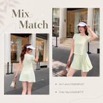 Áo T-shirt Nữ LV26S04F237 Viền Bo, Áo Phông Nữ Chơi Thể Thao, Tennis, Pickle Ball Co Giãn Thấm Hút Mồ Hôi — ảnh 2