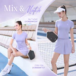 Áo T-shirt Nữ LV26S04F237 Viền Bo, Áo Phông Nữ Chơi Thể Thao, Tennis, Pickle Ball Co Giãn Thấm Hút Mồ Hôi — ảnh 3