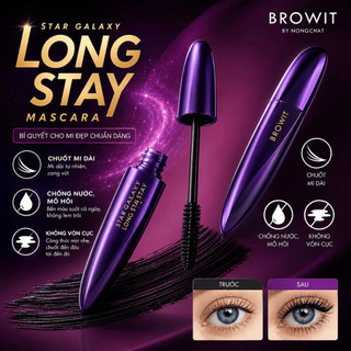 Mascara Nongchat Browit My Everyday Endless Night 5.5g làm cong mi tơi mi tự nhiên chống lem lâu trôi