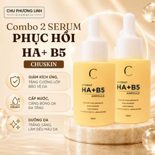 [MUA 1 TẶNG 1] Combo 2 Serum phục hồi da HA B5 vàng – Dưỡng ẩm, làm dịu, giảm kích ứng CB101