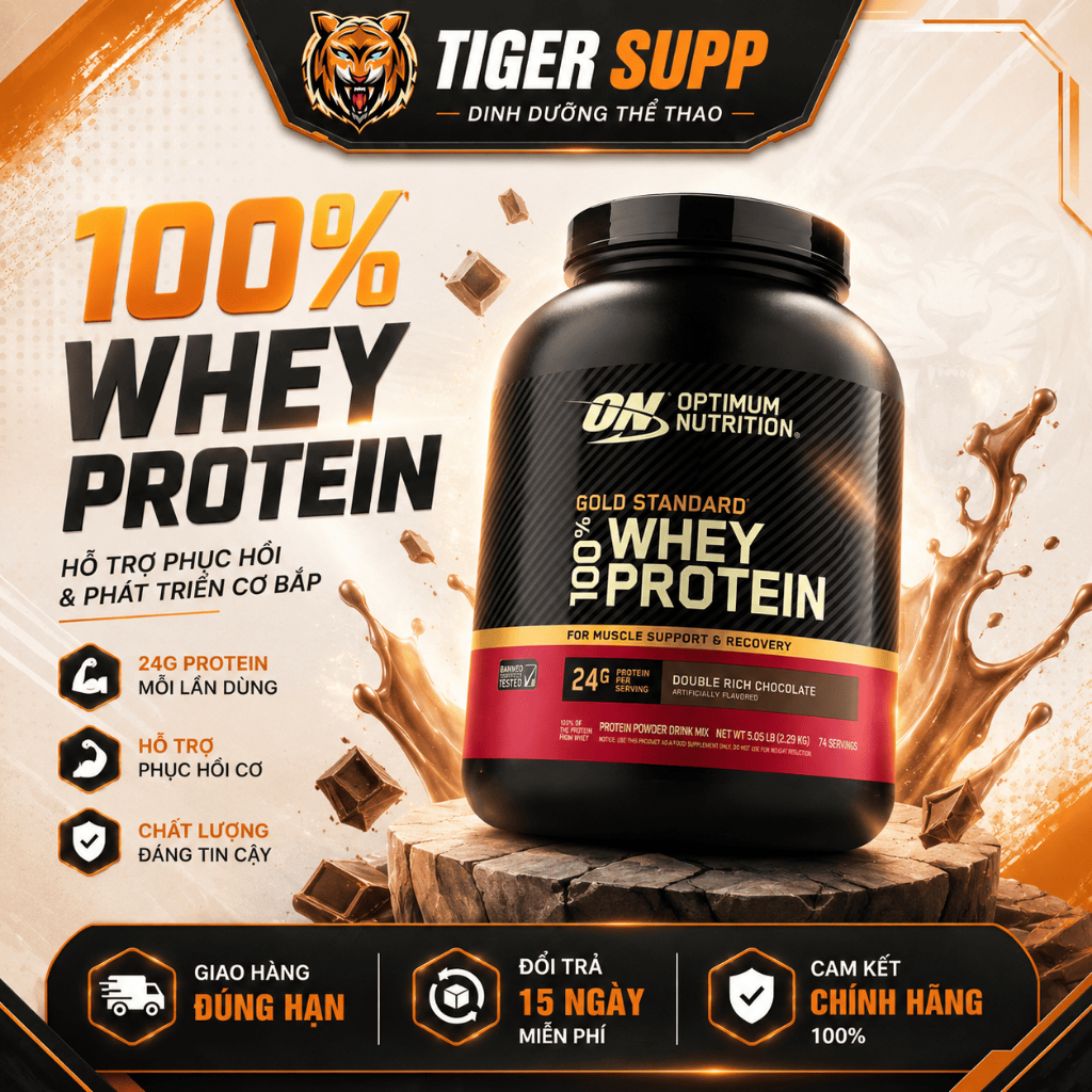 [Freeship] Gold Standard 100% Whey - 5lbs