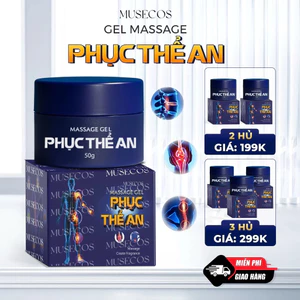 Gel Massage Phục Thể An , Musecos 50gr Hỗ TrợTê Bì Chân Tay, Nhức Mỏi Xương Khớp