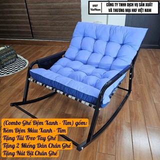 Ghế Bập Bênh 2 người - Ghế Lười Đôi - Đọc Sách - Xem Phim