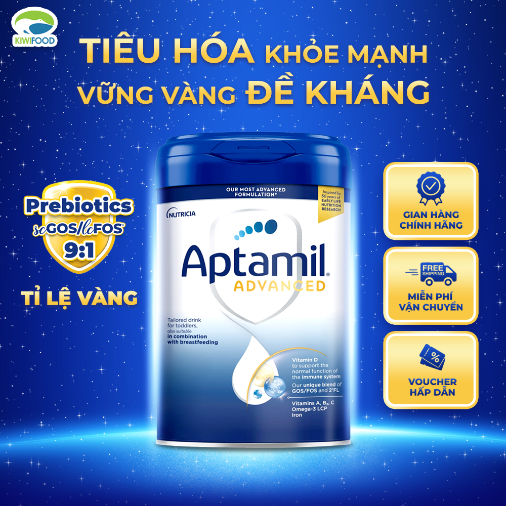 Tem Hoàng Lê | 2 Lon Aptamil Advanced + Đồ chơi vẽ bảng