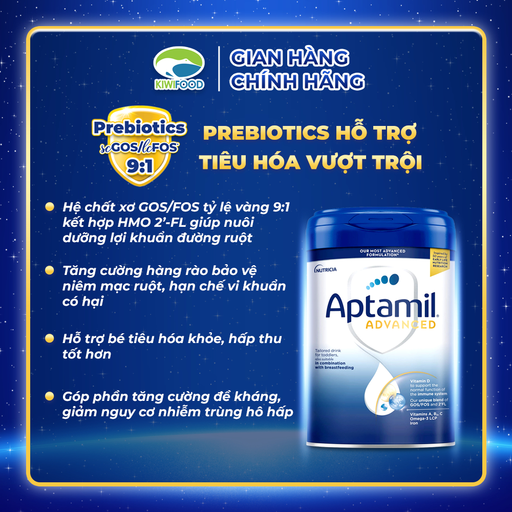 Tem Hoàng Lê | 2 Lon Aptamil Advanced + Đồ chơi vẽ bảng