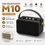 Loa Bluetooth M10 Cổ Điển Công Suất 10W, Âm Thanh 360°, Hỗ Trợ FM/Thẻ TF, Nhỏ Gọn Dễ Mang Theo