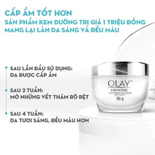 Kem Dưỡng Da Olay Luminous Sáng Da Mờ Thâm Kem Dưỡng OLAY Ngày & Đêm LUMINOUS 50G - Skinora Beauty