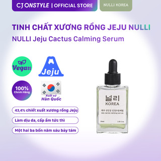 Tinh Chất Nulli Jeju Cactus Calming Serum Chiết Xuất Xương Rồng Làm Dịu Da 30ml