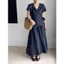 𝗜𝗻𝗱𝘆 𝗟𝗶𝗻𝗲𝗻- Áo Linen tơ đắp tà chéo