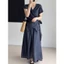 𝗜𝗻𝗱𝘆 𝗟𝗶𝗻𝗲𝗻- Áo Linen tơ đắp tà chéo
