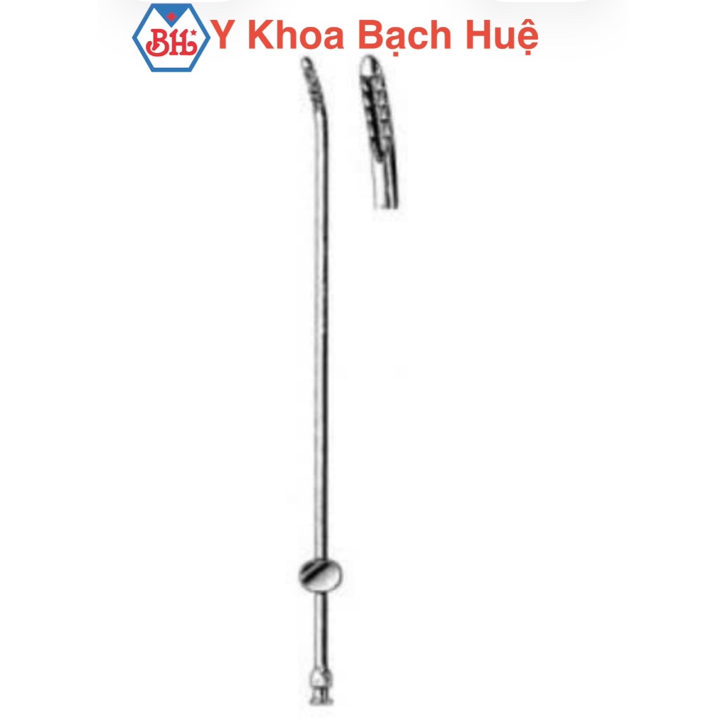 Dụng Cụ Nạo Kênh Sinh Thiết Cổ Tử Cung Inox dài 24 cm  – Dụng Cụ Phụ Khoa Chuyên Dùng Bệnh Viện, Phòng Khám