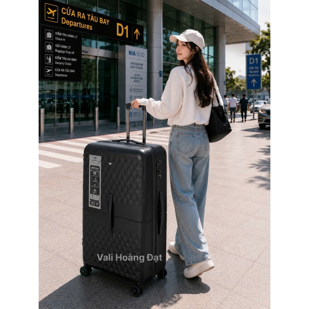 vali nhựa dẻo dai {BAO BỂ VỞ TUYỆT ĐỐI ,BAO NÉM MẠNH, CHỊU LỰC 200KG {bảo hành phụ kiện 5 năm}
