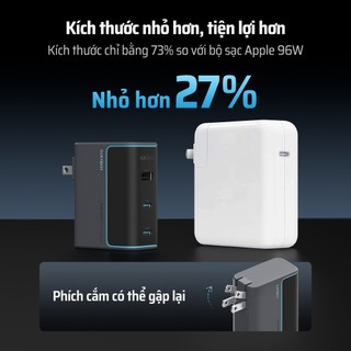 Củ Sạc GaN CUKTECH 10 2C1A | Công Suất 100W Max | Hỗ Trợ Sạc Nhanh | 3 Cổng | Bảo Hành 18 Tháng AD1003