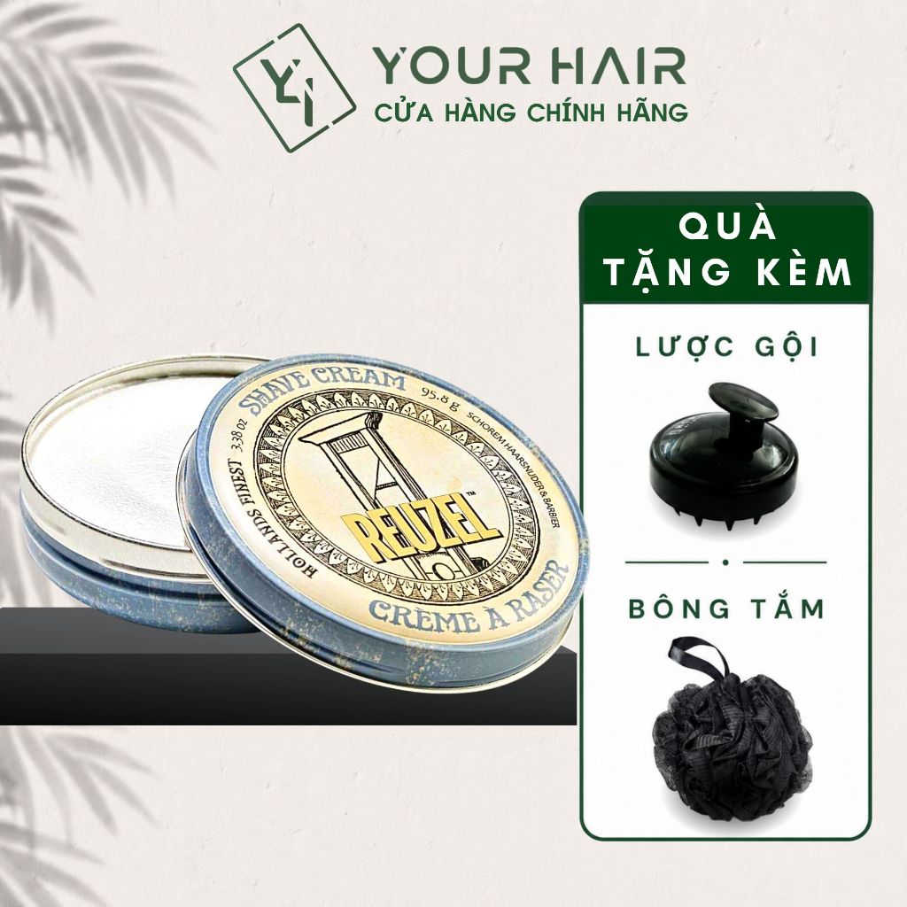 Kem cạo râu Reuzel Shave Cream - 95g