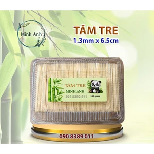 100 Gram - Tăm tre xỉa răng - nhọn 2 đầu