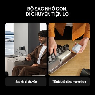 Củ Sạc GaN CUKTECH 10 2C1A | Công Suất 100W Max | Hỗ Trợ Sạc Nhanh | 3 Cổng | Bảo Hành 18 Tháng AD1003