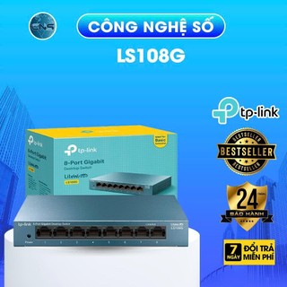 Bộ Chia Mạng 8 Cổng Sắt 1000Mbps TPLink LS108G - Switch 8 Port Gigabit - BẢO HÀNH CHÍNH HÃNG 2 NĂM