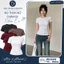 Áo Thun Nữ Chấm Bi Nhún Eo Ôm Dáng Co Giãn Chất Borip Big Size 55-90Kg AT9135 Diệu Trang Fashion