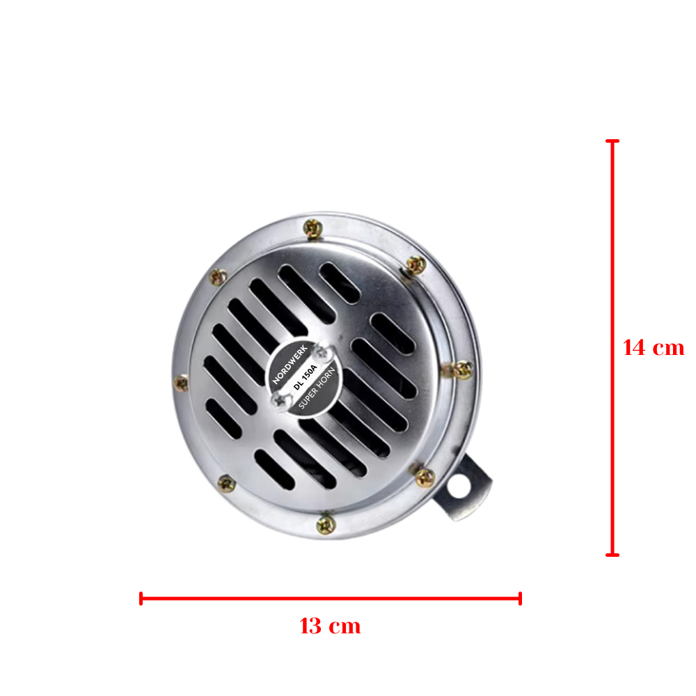 Còi Ô Tô/ Còi Xe Máy/ Kèn Đĩa/ Còi Ô Tô Lắp Xe Máy NORDWERK 12/24v- Made In Germany- Âm Lượng-125dB