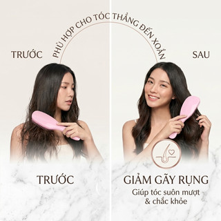 Lược Gỡ Rối Mono Răng Lược Đa Tầng Chống Tĩnh Điện Cao Cấp - Dùng Được Cho Cả Tóc Rối & Hư Tổn, Chải Tóc Khi Khô & Ướt