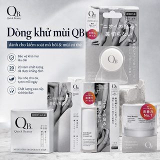 Dòng Khử Mùi QB Kiểm Soát Mồ Hôi & Mùi Cơ Thể/ QB Deodorant Series for Sweat & Odor Control/ Direct from JAPAN