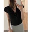𝗟𝗮𝗿𝘆 𝗟𝗶𝗻𝗲𝗻 - Áo Linen lụa cổ V basic